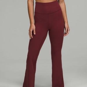 Lululemon flared pants MAROON high waisted